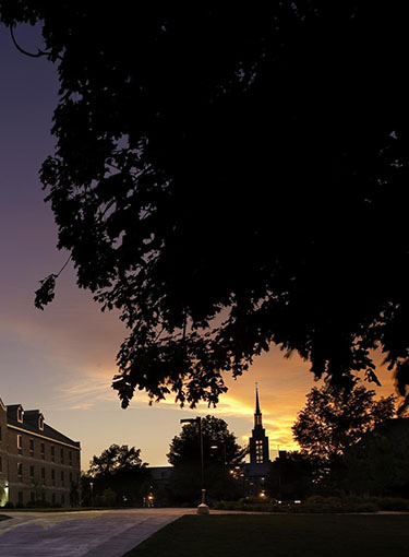 Kearney Hall at Sunset